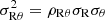 $ \sigma_{\rm R\theta}^2 = \rho_{\rm R\theta} \sigma_{\rm R}\sigma_\theta $