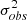 $ \sigma_{obs}^2 $