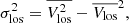 $$ \begin{aligned} \sigma _{\mathrm{los} }^2 = \overline{V_{\mathrm{los} }^2}-\overline{V_{\mathrm{los} }}^2, \end{aligned} $$