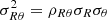 $ \sigma^2_{R\theta} = \rho_{R\theta}\sigma_R\sigma_\theta $