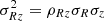 $ \sigma^2_{Rz} = \rho_{Rz}\sigma_R\sigma_z $