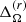 $ \Delta_\Omega^{(r)} $