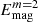 $ E_{\mathrm{mag}}^{m=2} $