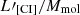$ L\prime_\mathrm{[C{\small I}]}/M_{\mathrm{mol}} $