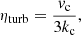 $$ \begin{aligned} \eta _{\rm turb} = \frac{v_{\rm c}}{3 k_{\rm c}} ,\end{aligned} $$