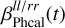 $\beta _{{\rm{Phcal}}}^{{{ll} \mathord{\left/ {\vphantom {{ll} {rr}}} \right. \kern-\nulldelimiterspace} {rr}}}\left( t \right)$
