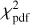 $\chi _{{\rm{pdf}}}^2$
