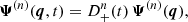 $$ \begin{aligned} \boldsymbol{\Psi }^{(n)}(\boldsymbol{q},t) = D^{n}_{+}(t)\, \boldsymbol{\Psi }^{(n)}(\boldsymbol{q}) , \end{aligned} $$
