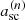 $ a^{(n)}_{\mathrm{sc}} $