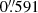 $ 0{{\overset{\prime\prime}{.}}}591 $