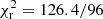 $ \chi^2_{\rm r} = 126.4/96 $