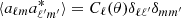 $ \langle a_{\ell m} a^*_{\ell^\prime m^\prime}\rangle = C_{\ell}(\theta) \delta_{\ell\ell^\prime}\delta_{mm^\prime} $
