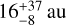 $16_{ - 8}^{ + 37}\,{\rm{au}}$
