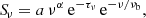 $$ \begin{aligned} {S\!}_{\nu } = a \, \nu ^{\alpha } \, \mathrm{e}^{-\tau _{\nu }} \, \mathrm{e}^{-\nu /\nu _{\rm b}}, \end{aligned} $$