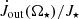 $ \dot{J}_{\mathrm{out}}(\Omega_\star)/J_\star $