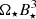 $ \Omega_\star B_\star^3 $