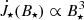 $ \dot{J}_\star(B_\star)\propto B_\star^{3} $