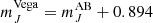 $$ \begin{aligned}&m_J^\mathrm{Vega} = m_J^\mathrm{AB}+0.894\end{aligned} $$