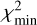 $\chi _{{\rm{min}}}^{\rm{2}}$