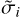 ${{\tilde \sigma }_i}$