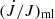 $ (\dot{J}/J)_{\mathrm{ml}} $