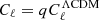$ C_{\ell} = q C^{\Lambda \mathrm{CDM}}_{\ell} $