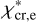 $\chi _{{\rm{cr,e}}}^*$