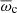 $ \overline{\omega}_{\mathrm{c}} $