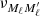 $ \nu_{M_\ell M_\ell^\prime} $