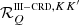 $ \mathcal{R}^{{\scriptscriptstyle \mathrm{III-CRD}},KK^\prime}_Q $
