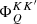 $ \Phi^{KK^{\prime}}_Q $