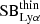 $ \mathrm{SB_{Ly\alpha}^{thin}} $