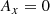 $$ \begin{aligned} A_x = 0 \end{aligned} $$