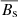 $ \overline{B_{\mathrm{s}}} $