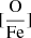 $ [\frac{\mathrm{O}}{\mathrm{Fe}}] $
