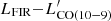 $ L_\mathrm{FIR}{-}L^\prime_\mathrm{CO(10{-}9)} $