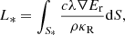$$ \begin{aligned} L_{*}&= \int _{S_{*}} \frac{c\lambda \nabla E_{\mathrm{r}}}{\rho \kappa _{\mathrm{R}}}\mathrm{d}S,\end{aligned} $$