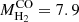 $ M_\mathrm{H_{2}}^{\mathrm{CO}} = 7.9 $