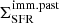 $ \Sigma_{\mathrm{SFR}}^{\mathrm{imm. past}} $