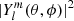 $ |Y^m_{l}(\theta,\phi)|^2 $
