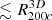 $ \lesssim R_{200c}^{3D} $