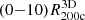 $ (0{-}10)R_{\mathrm{200c}}^{\mathrm{3D}} $