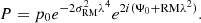 $$ \begin{aligned} P=p_0 e^{-2 \sigma _{\rm RM}^2 \lambda ^4} e^{2i (\Psi _0 + \mathrm{RM} \lambda ^2)}. \end{aligned} $$