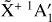${\widetilde {\rm{X}}^{ + 1}}{\rm{A}}_1^\prime $