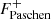 $ F_{\mathrm{Paschen}}^{+} $