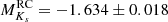 $ M_{K_s}^{\rm RC} = -1.634 \pm 0.018 $