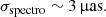 $$ \begin{aligned} \sigma _{\rm spectro} \sim 3 \, \upmu \mathrm{as} . \end{aligned} $$