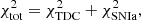 $$ \begin{aligned} \chi ^2_\text{tot} = \chi ^2_{\rm TDC} + \chi ^2_{\rm SNIa}, \end{aligned} $$