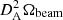 $ D_{\rm A}^2 \Omega_{\rm beam} $