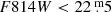 $ F814W < 22{{\overset{\text{ m}}{.}}}5 $